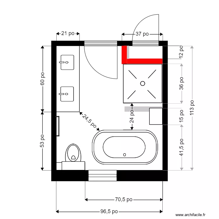 diane Parisien. Plan de 