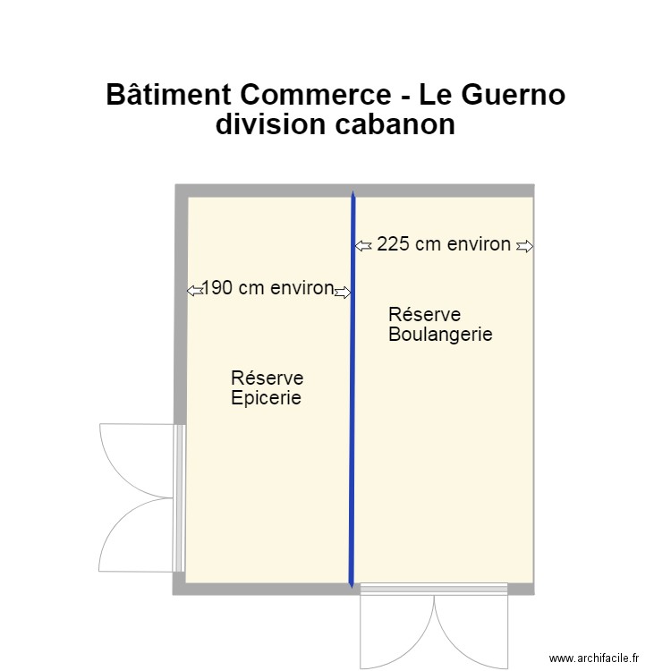 plan cabanon version 02 06 20. Plan de 0 pièce et 0 m2