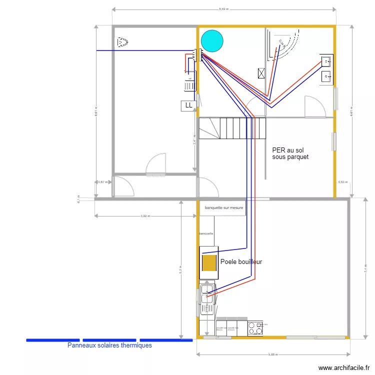 plan hydraulique Decembre 2022. Plan de 