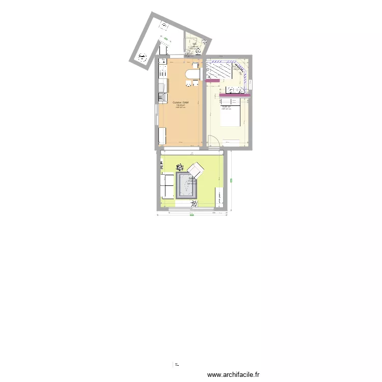 projet sous sol scudo V1. Plan de 