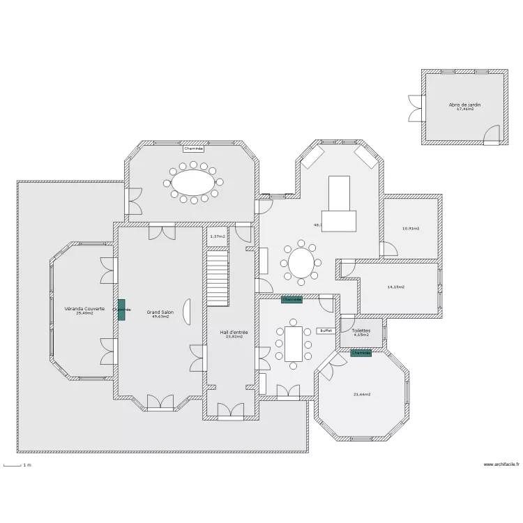 Maison victorienne. Plan de Maison victorienne. Plan de