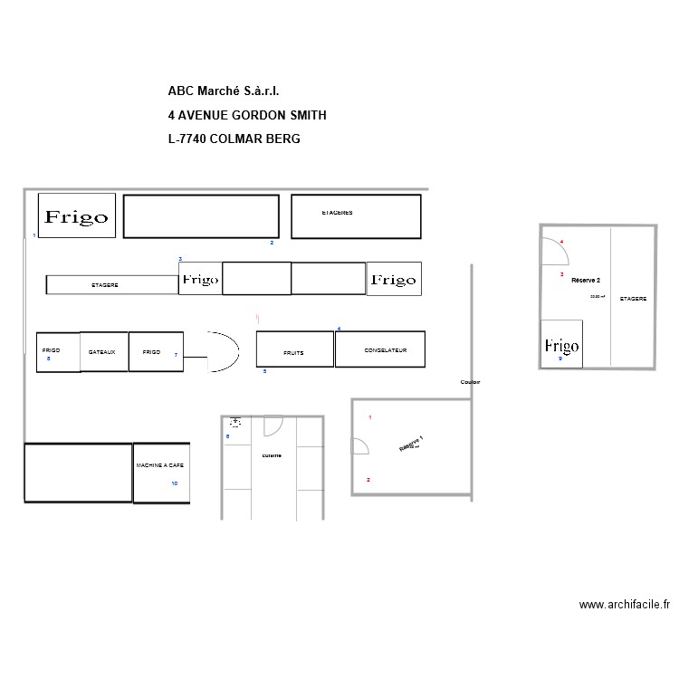 plan ABC marché  DEFIN. Plan de 0 pièce et 0 m2