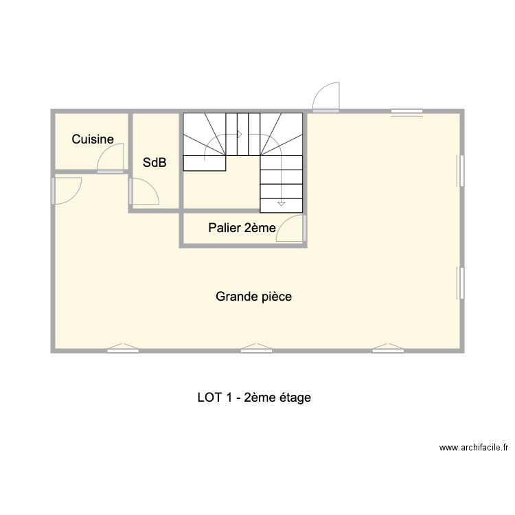 pontoise LOT 1 2eme. Plan de 0 pièce et 0 m2