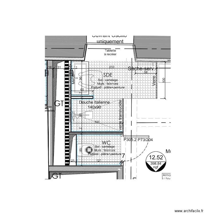 SDB 5. Plan de 0 pièce et 0 m2