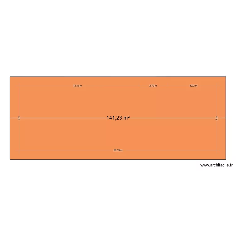 Etage 0 ferme. Plan de 21 et 562 m² Etage 0 ferme. Plan de 21 et 562 m²