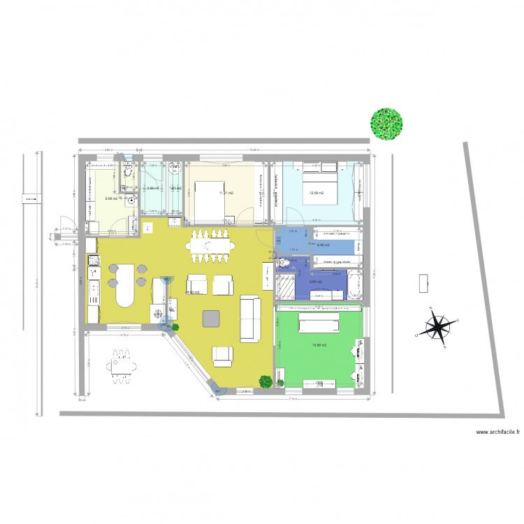 maison9. Plan de 0 pièce et 0 m2