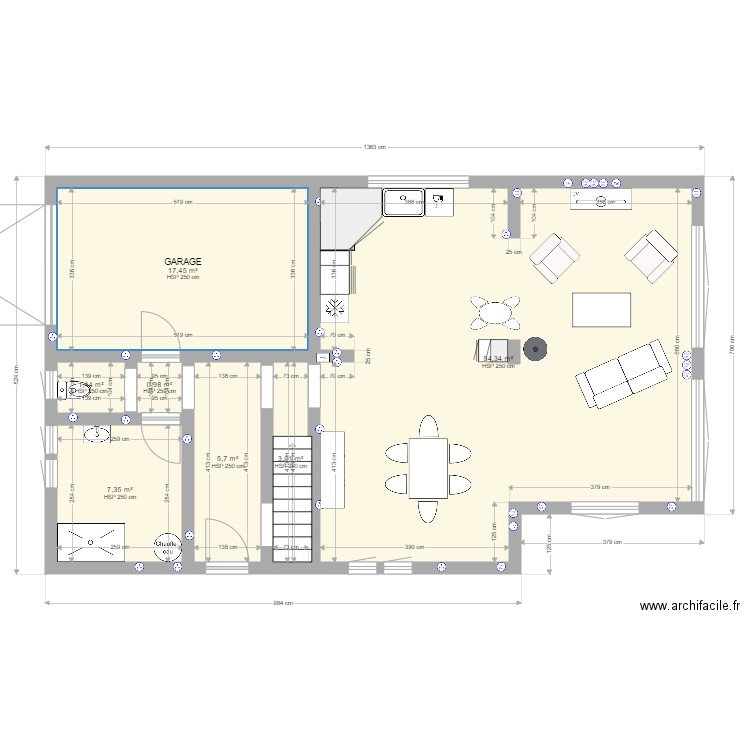 plan du bas APRES MODIF. Plan de 0 pièce et 0 m2