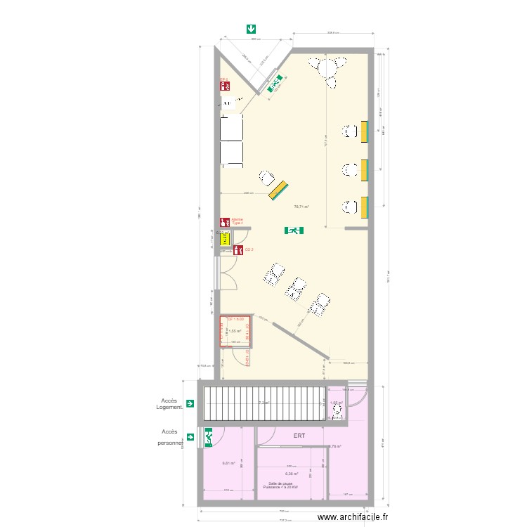 Coiffeur foirail 3. Plan de 0 pièce et 0 m2