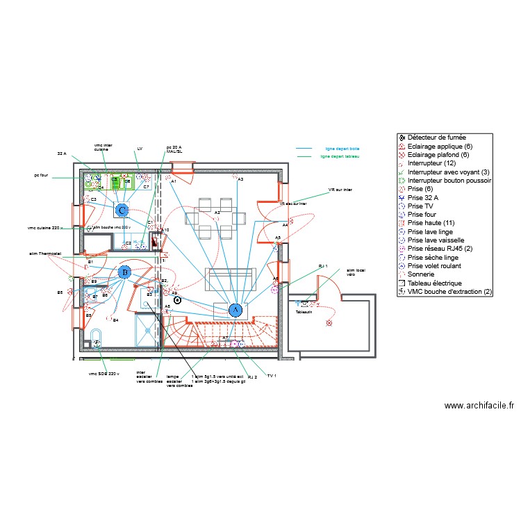 plan pieuvres illettes LOT n 37 logement 12 RDC. Plan de 0 pièce et 0 m2