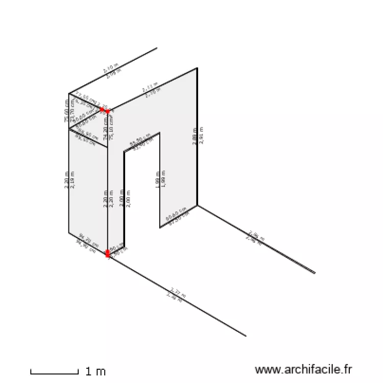 Salle de bains 01. Plan de Salle de bains 01. Plan de