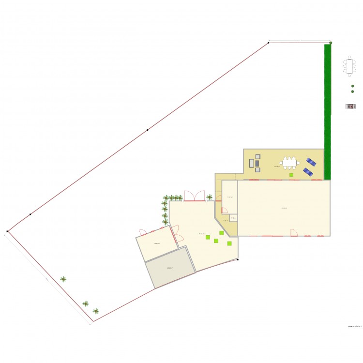 terrasse 2. Plan de 0 pièce et 0 m2