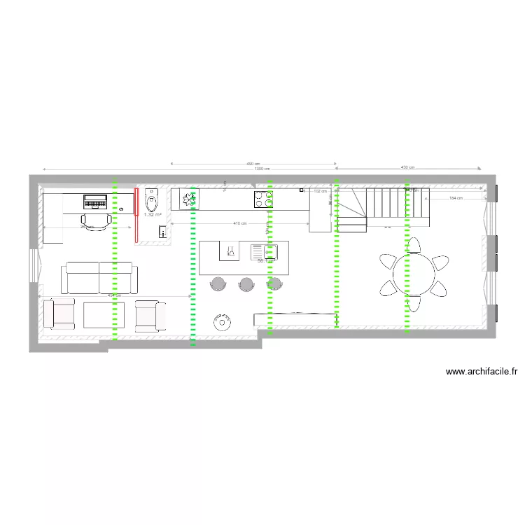 1st floor Plan C. Plan de 