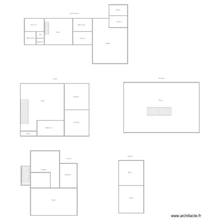 DROUIN VOUZIERS. Plan de 