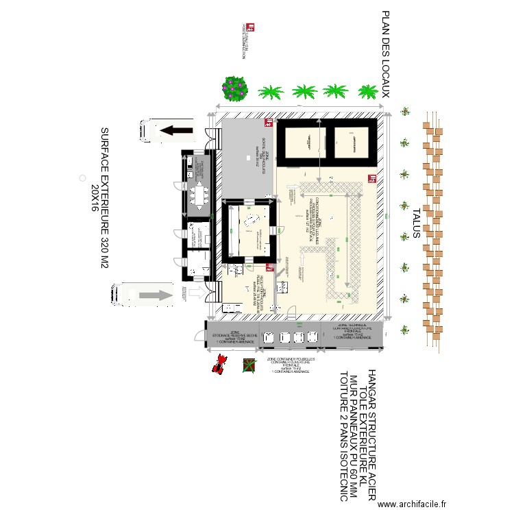 UCFL BOURAIL DISTRIBUTION 320M2. Plan de 0 pièce et 0 m2