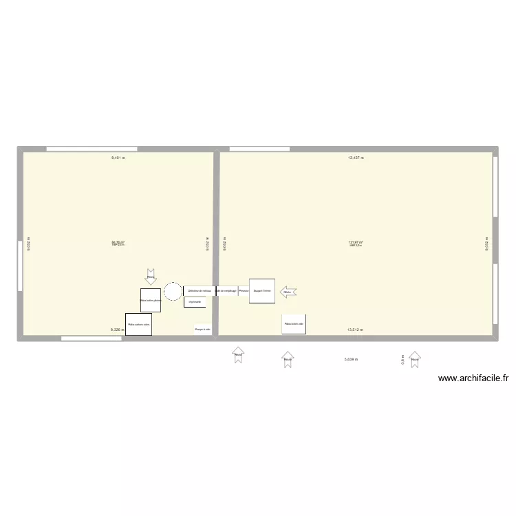 ligne métro 2026 version 2. Plan de 2 et 207 m² ligne métro 2026 version 2. Plan de 2 et 207 m²