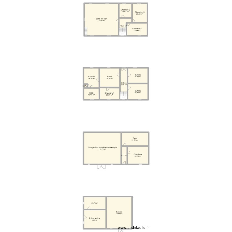 rdc. Plan de 0 pièce et 0 m2