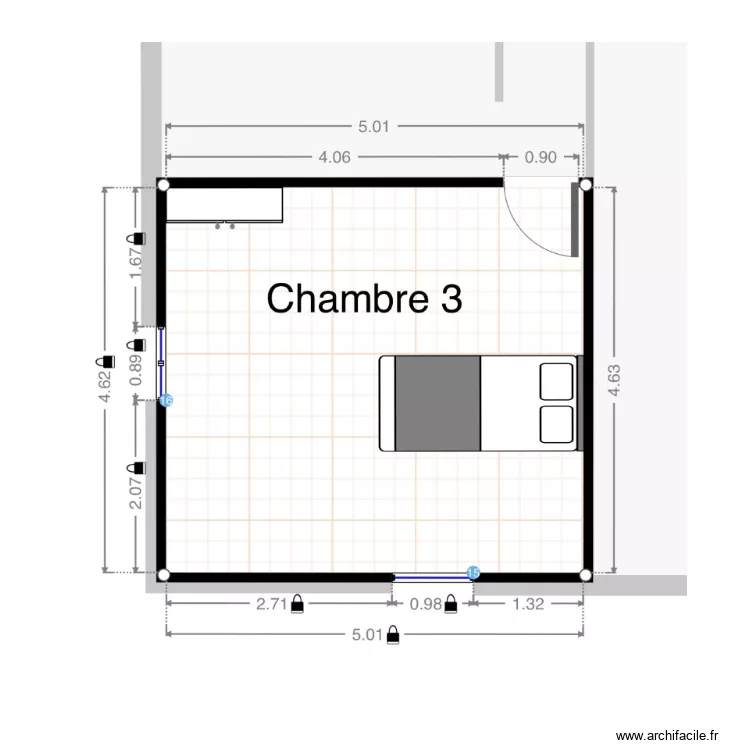 chb 3 Julie. Plan de 