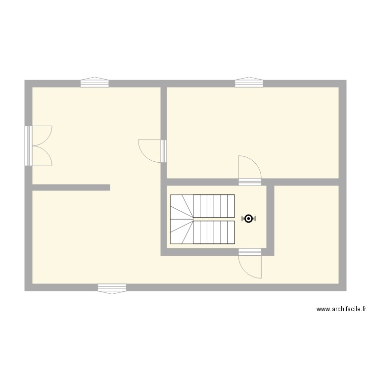 1er étage Hôtellerie Appartement. Plan de 0 pièce et 0 m2