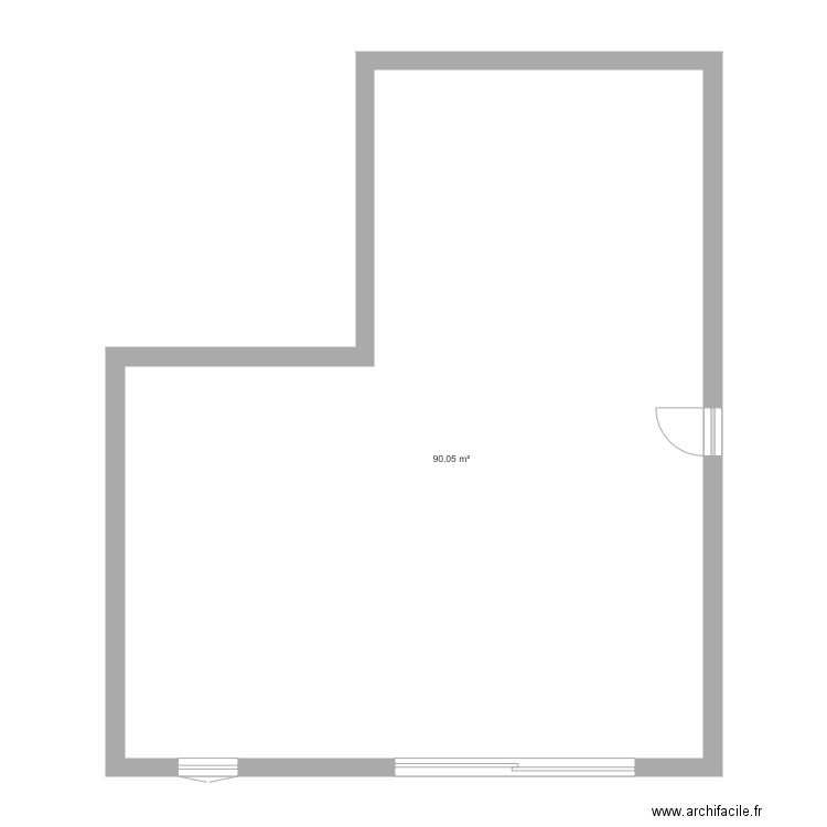 Plan Maison Saint Julien Montdenis 90m2. Plan de 0 pièce et 0 m2