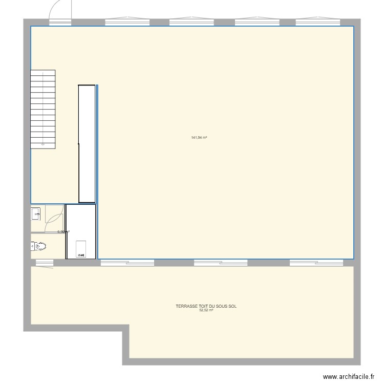 RDC TENOR. Plan de 0 pièce et 0 m2