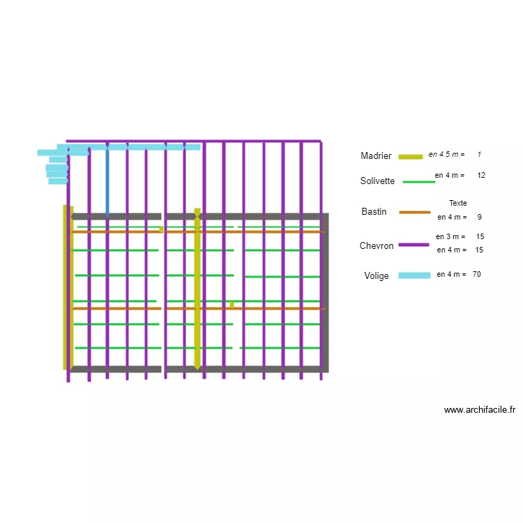 plan toiture 3333. Plan de 