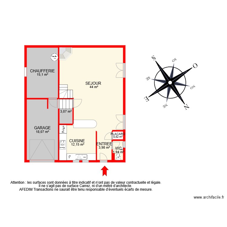 BI 7413 RDC. Plan de 0 pièce et 0 m2