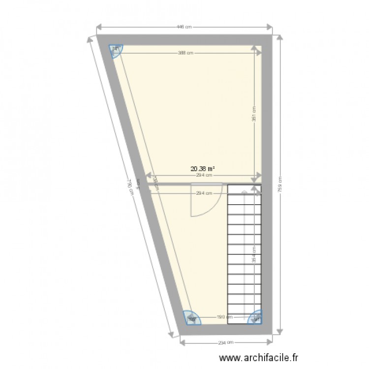 Sacrée Coeur Etage Actuel . Plan de 0 pièce et 0 m2