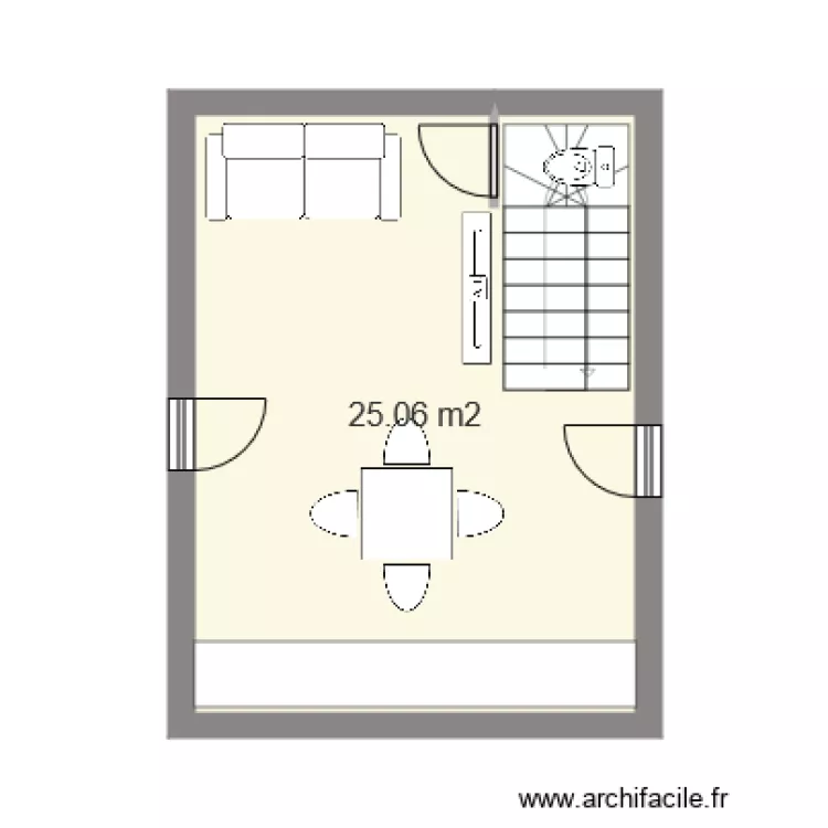 IFP BOIS rez de chauss&eacute;e. Plan de 