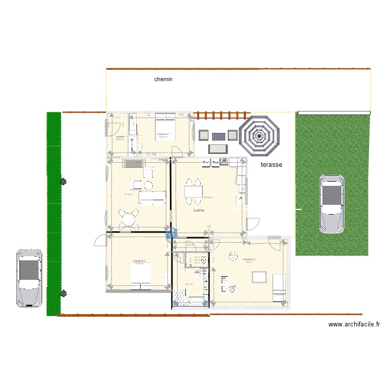 plan général 1. Plan de 0 pièce et 0 m2