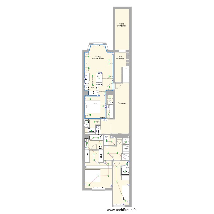 Marie José Rez jardin 2e permis 3 chambres. Plan de 0 pièce et 0 m2