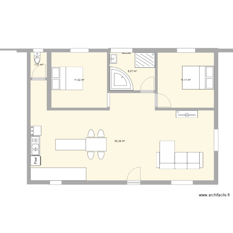 maison malorie. Plan de 0 pièce et 0 m2