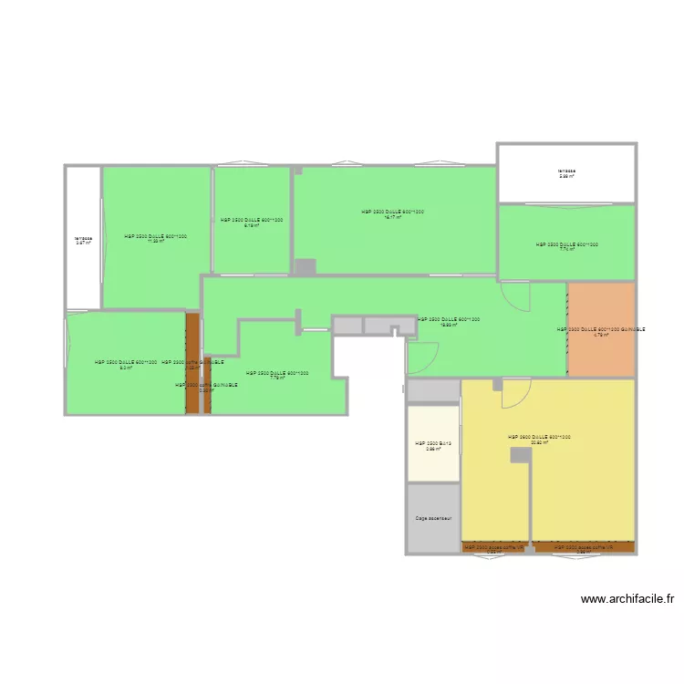 FAUX PLAFOND. Plan de 