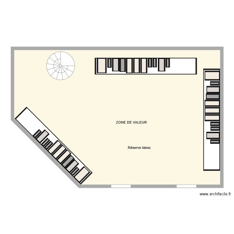 TABAC MALOWSKI SYLVAIN Réserve . Plan de 0 pièce et 0 m2