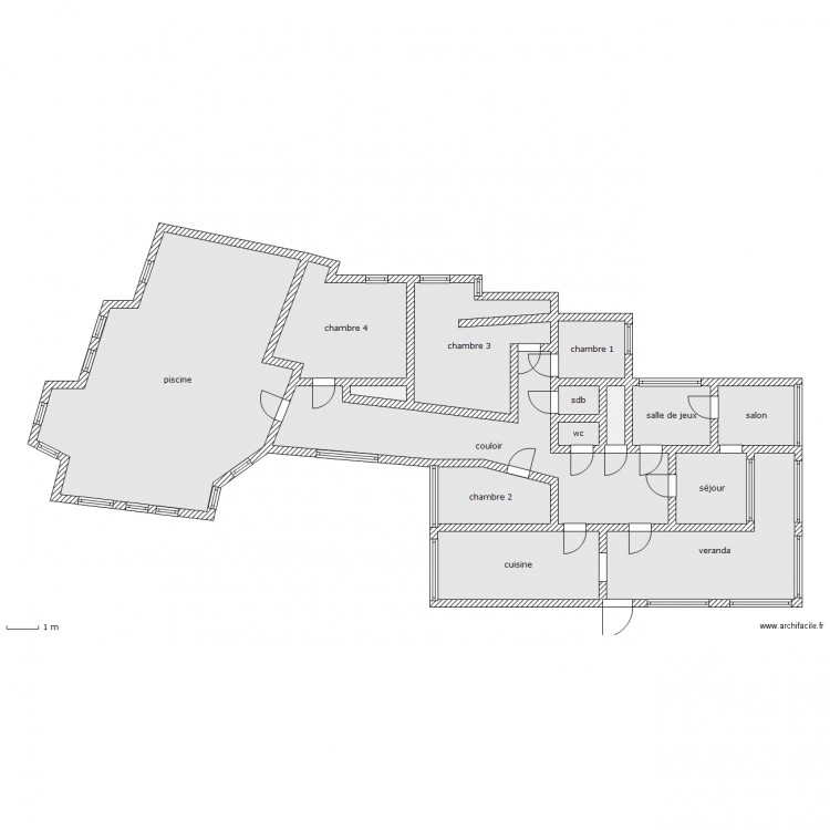 munier villa. Plan de 0 pièce et 0 m2