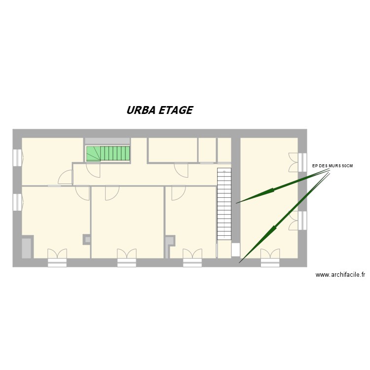 URBA ETAGE. Plan de 0 pièce et 0 m2