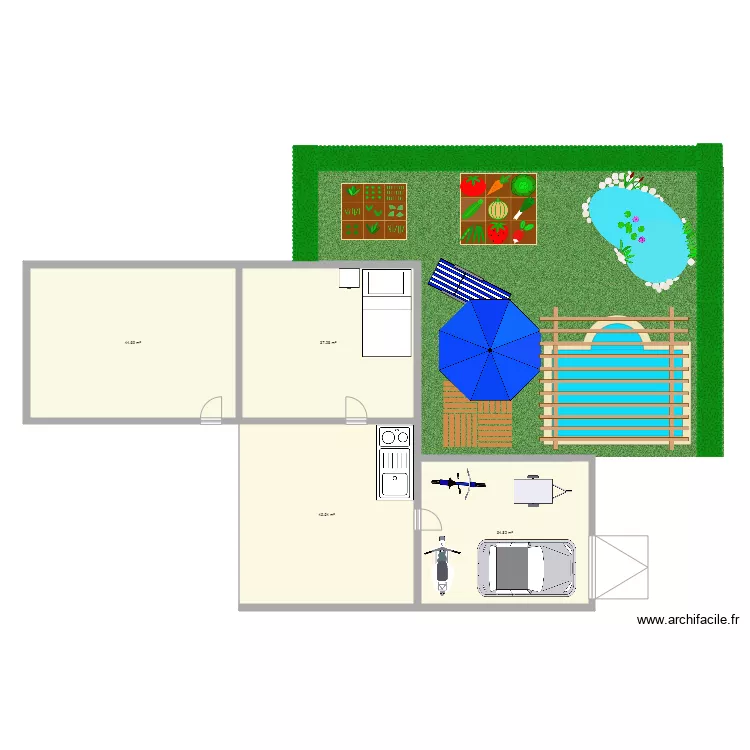 RDC maison 1923 apres renos. Plan de RDC maison 1923 apres renos. Plan de