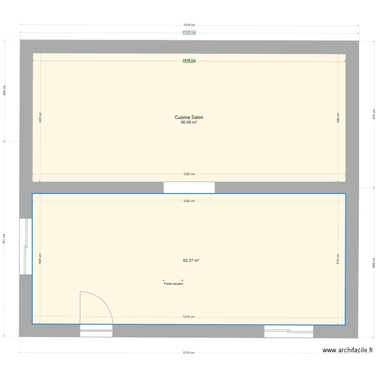 Plan de masse Vauris. Plan de 0 pièce et 0 m2