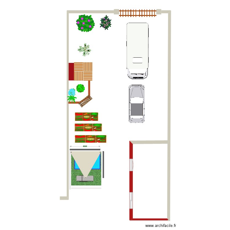 la four. Plan de 0 pièce et 0 m2