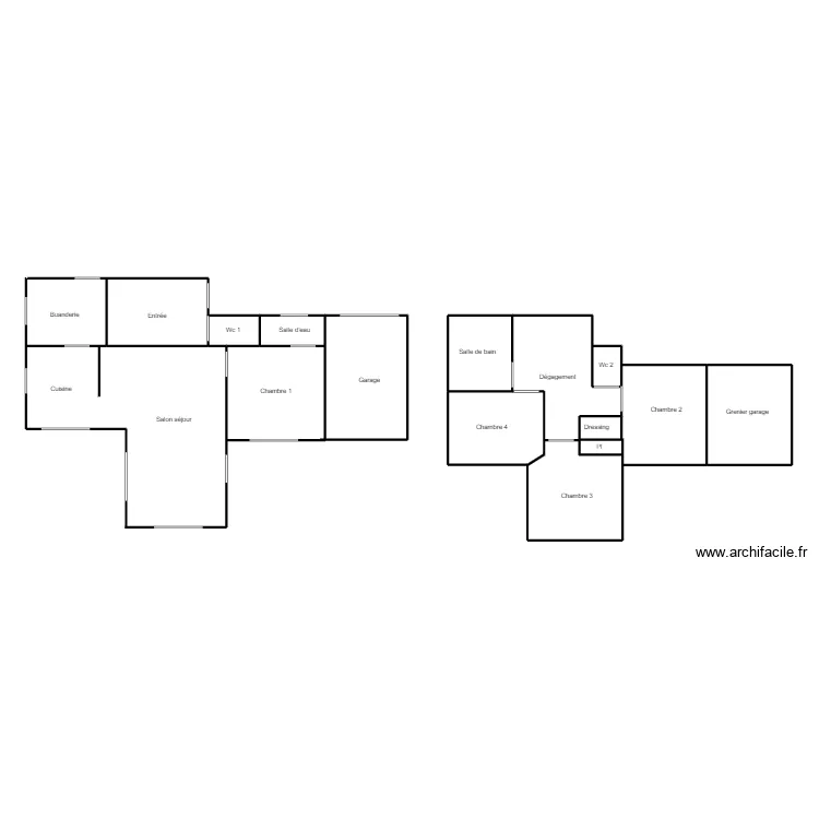 QUIMPER CARRE. Plan de 