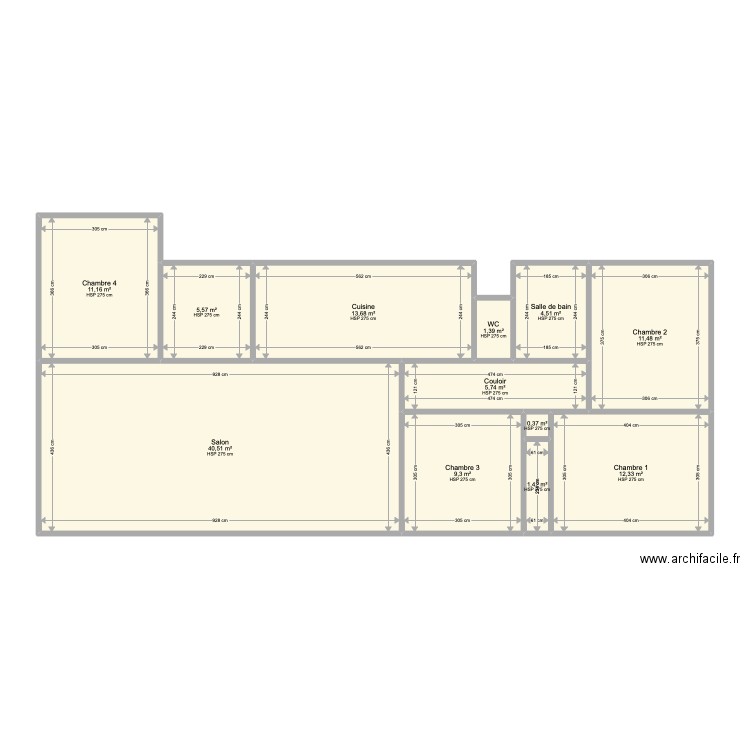 Plan maison. Plan de 0 pièce et 0 m2