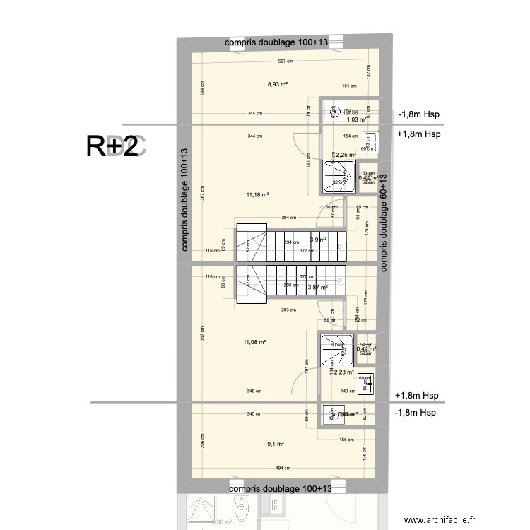 LAUZERTE - DIVISION 4 LOTS V3 sans mobilier. Plan de 0 pièce et 0 m2