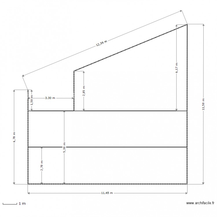 COUPE APRES TRAVAUX. Plan de 0 pièce et 0 m2