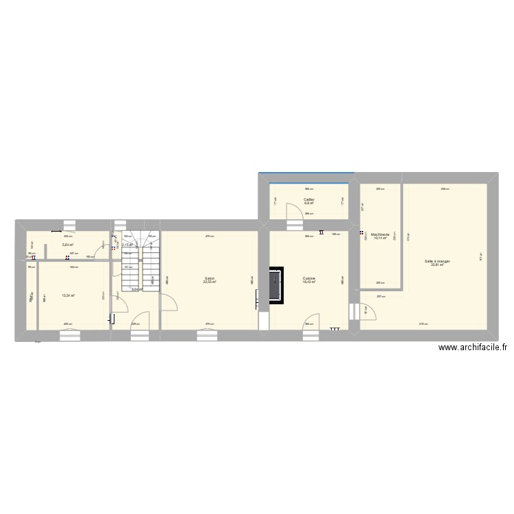 RDC. PLOMBERIE. Plan de 0 pièce et 0 m2
