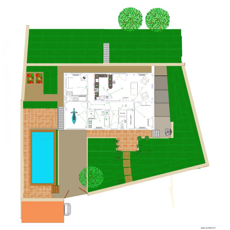 cytises électricité. Plan de 0 pièce et 0 m2