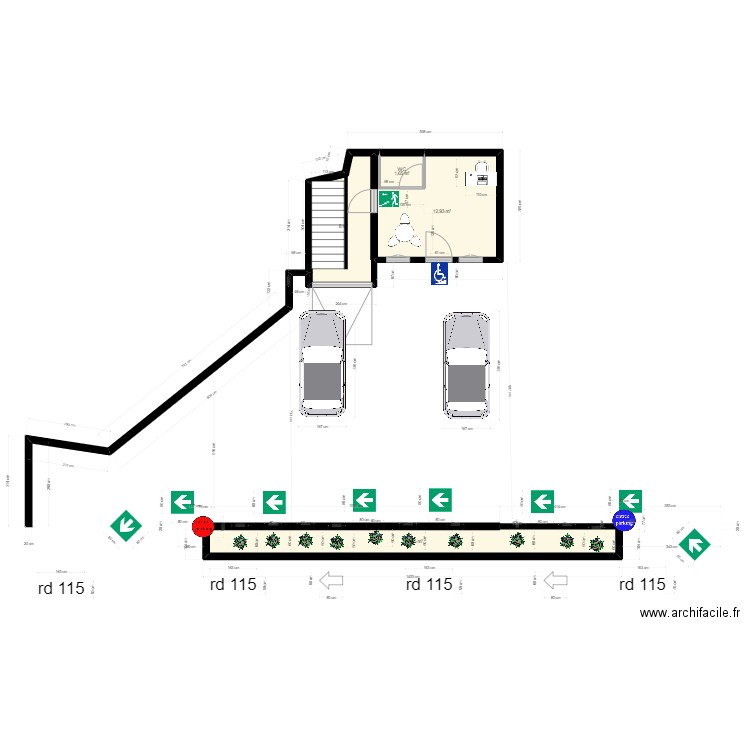 plan mass 114rt damelie. Plan de 0 pièce et 0 m2