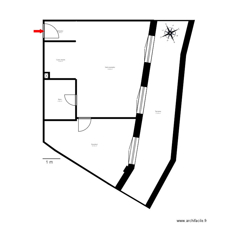 ED MIRADOR DE CANILLO 2 C CANILLO. Plan de 0 pièce et 0 m2