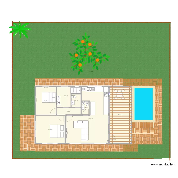 MAISON JEFF ETPERLE V4. Plan de MAISON JEFF ETPERLE V4. Plan de