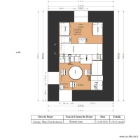 CUISINE PLAN  VUE DE DESSUS 