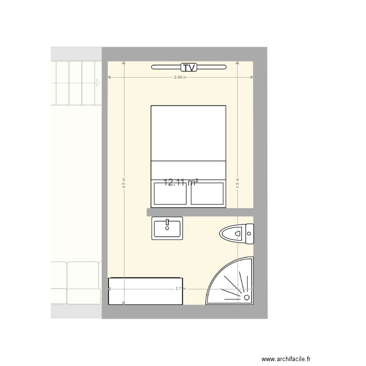 Bureau Lyon v4. Plan de 0 pièce et 0 m2