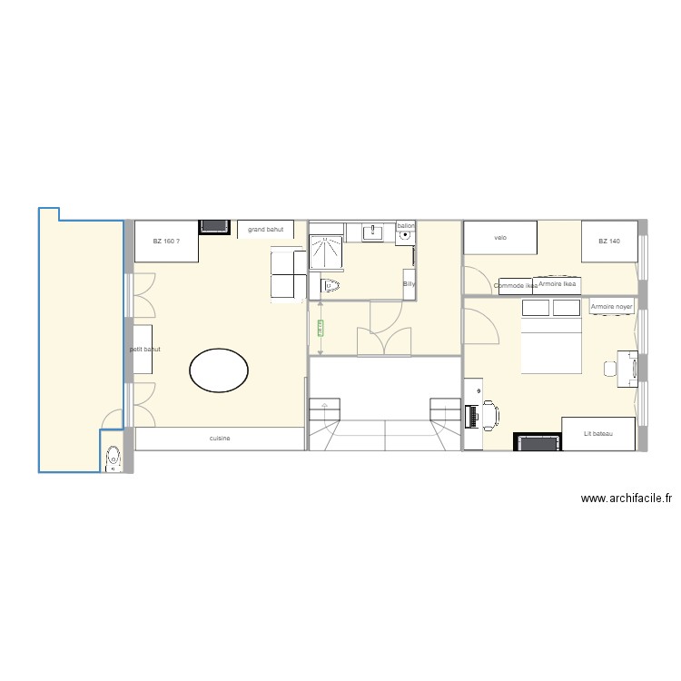 Fortia 1er v1. Plan de 0 pièce et 0 m2